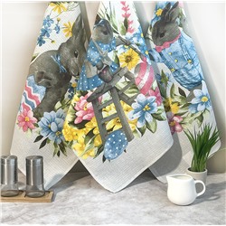 Набор полотенец  вафельных - 50х60 см( 3 шт) ПВ-29242 вид 1