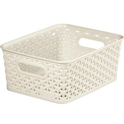 Корзина HobbyLife Rattan, размер XS, с ручками, 14х19х7 см, цвет МИКС
