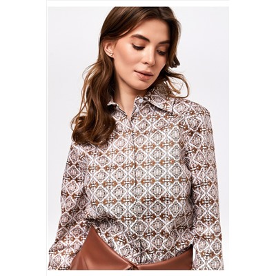 Рубашка KaVaRi 4004 беж_узор
