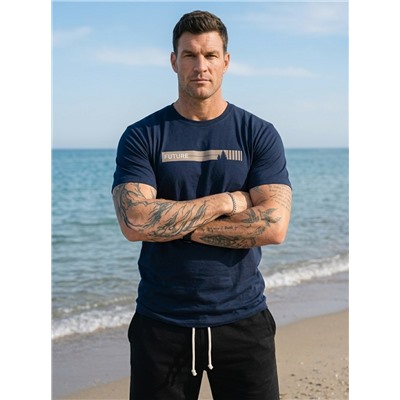 Футболка с принтом М126042Пв