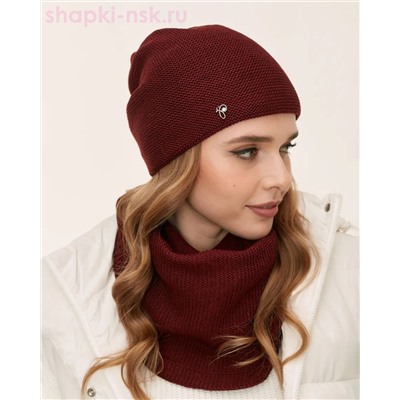 LL 36 PL 36 Комплект женский (колпак+снуд) (56-58)