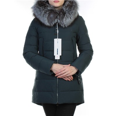 266 DK. GREEN Куртка зимняя с чернобуркой OMMEITT