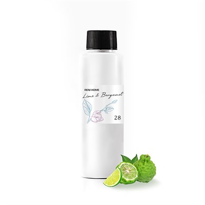 RENI HOME 28 Lime and bergamot / Лайм и бергамот Сменный блок (рефил), 100 мл