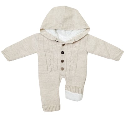 4564 Комбинезон вязаный на махре