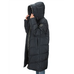2122 DK.BLUE Пальто зимнее женское (200 гр .холлофайбер)
