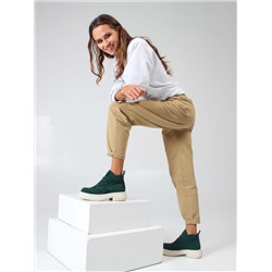 Ботинки ED'ART 308.агата'w. зеленый замша