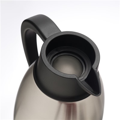 Термос-кофейник TAKE IT EASY, 2 л, сохраняет тепло до 24 ч, нержавеющая сталь, цвет хром