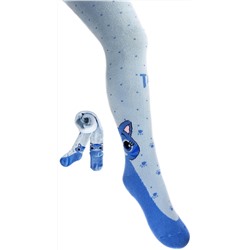 Колготки махра RuSocks дк-1200 кошка