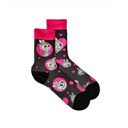 Носки р.35-40 "Trends" Лабубу на розовом