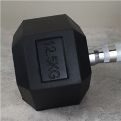 Гантель гексагональная Woohooo Pump / WP-12,5В / 12,5 кг / черный / уп1