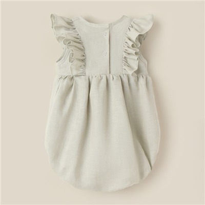 Боди детское SL HOME, рост 62-68 см, светло-зелёное