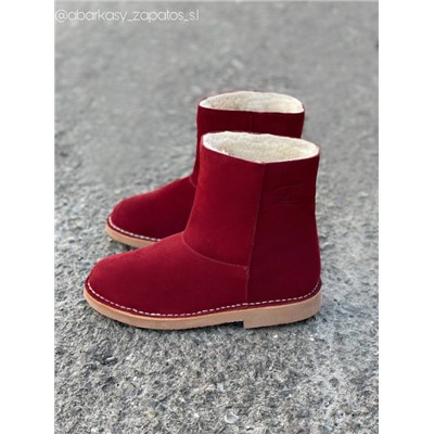 Ab.Zapatos UGY NEW R GRANATE+Pelle Doble (720) Burdeos