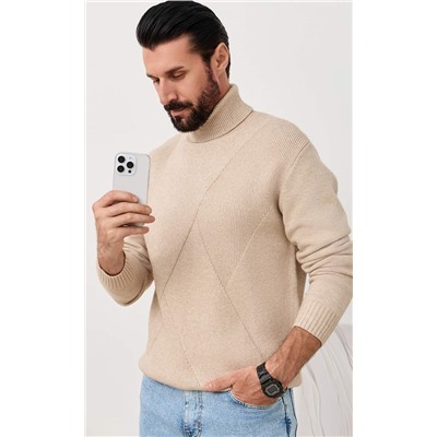 Водолазка F421-1528 beige