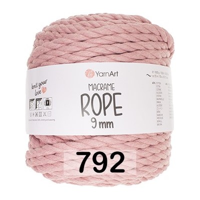 Пряжа YarnArt Macrame Rope 9 мм
