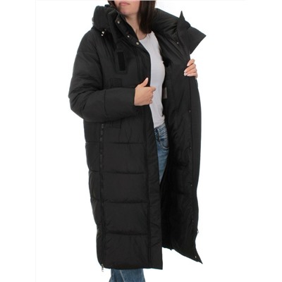 2109 BLACK Пальто зимнее женское (200 гр. холлофайбер)