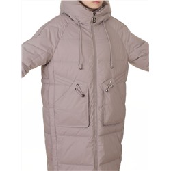 6615 BEIGE Пальто зимнее женское (200 гр. холлофайбер)