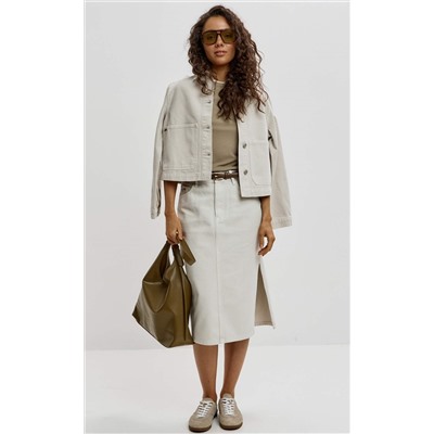 Куртка джинс F612-1269 l.beige