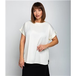 Блуза #ОКТ035001-1, кремовый