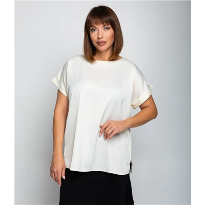 Блуза #ОКТ035001-1, кремовый