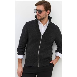 Кардиган F511-1552 d.grey melange