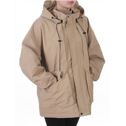 3096 BEIGE Куртка демисезонная женская (100 гр. холлофайбер)