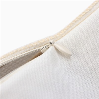 Наволочка декоративная «Этель. Home» Бохо, 45×45 см, бежевая