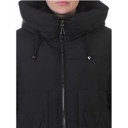 M-M05 BLACK Куртка зимняя женская (150 гр. холлофайбер)