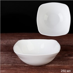 Салатник квадратный 250 мл 120 мм белый / LFW50 (white) /уп 72/