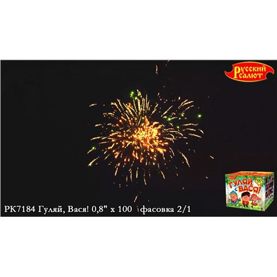 Фейерверк РК7184 Гуляй, Вася (0,8" х 100)