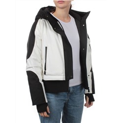 H24-381 BLACK WHITE Куртка зимняя женская (80% пух / 20% перо) M - 44 российский