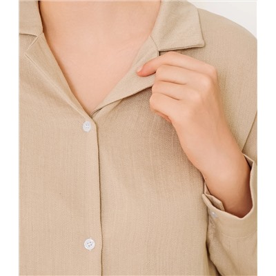 Рубашка #КТ9025 (3), бежевый