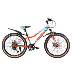 Велосипед 24" рама 12" 7sp COMIRON SMART красный
