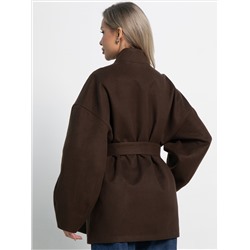 Пальто Мелания (горький шоколад) Б15185-5М