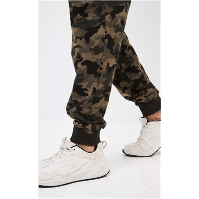 Брюки спорт F411-0891 khaki camo