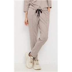 Брюки женские на резинке F212-0820 бежевые