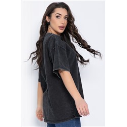 Футболка Микель (черная) Б12600-20