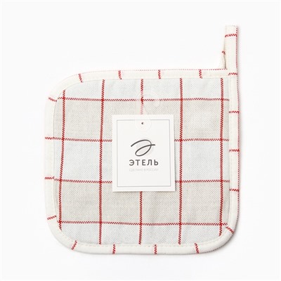 Прихватка «Этель» Bright cage, 19×19 см, 100% хлопок, рогожка 186 г/м²