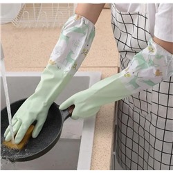 Перчатки для уборки с мягкой вставкой внутри, 45 см