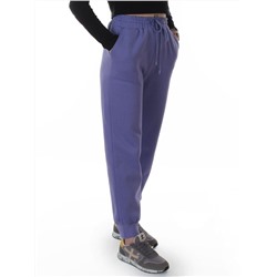 2623 LILAC Штаны утепленные спортивные женские (85% хлопок, 10% полиэстер, 5% спандекс)