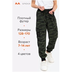 Брюки из футера двухнитки для мальчика Happyfox