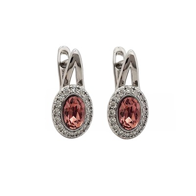 Серьги с кристаллами Swarovski