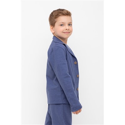 Жакет синий меланж к514 Crockid