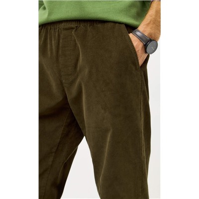 Брюки вельвет P421-0865 khaki