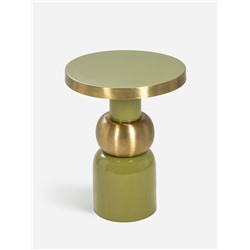 Столик кофейный «Авокадо», 40×40×53 см, с золотой сферой