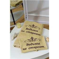 14419/7 Ведьмы не стареют полотенце махровое плотность 400гр