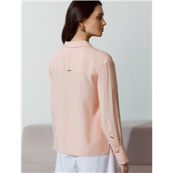 Блузка с широкими манжетами из вискозы с лиоцеллом