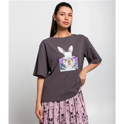 Футболка #КТ8130, графит