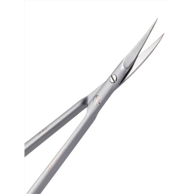 Frau Finger Ножницы маникюрные для кутикулы изогнутые / Premium PS 27, матовые, ручная заточка, 10 см