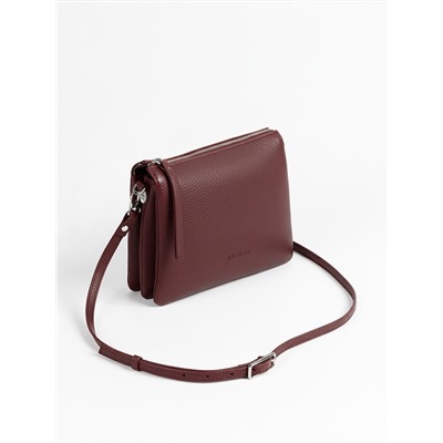 Женская кожаная сумка Richet 2766LN 806 Бордовый