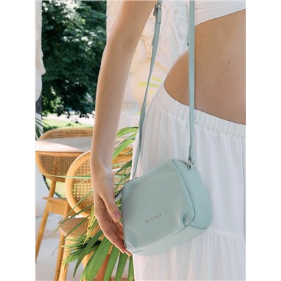 Женская кожаная сумка Richet 2848LN 897 Голубой